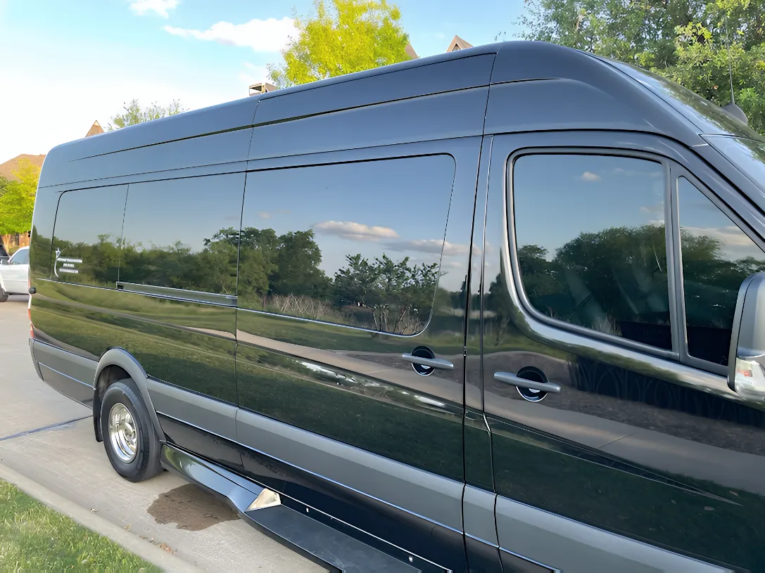 Black Mercedes Executive Sprinter exterior